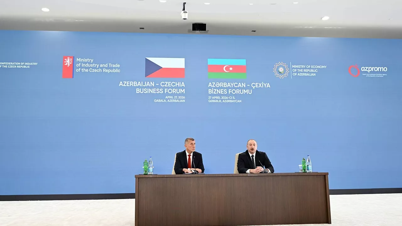 Azərbaycan-Çexiya biznes forumu keçirilib